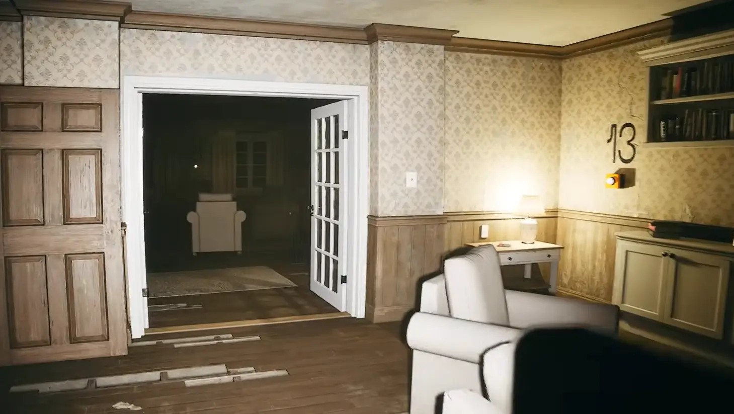 Kitchen keypad code 7813 entered in Obey the Voice melody puzzle